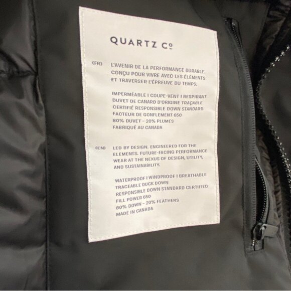NWT QUARTZ CO Grant Men’s Down Parka Size XL - Picture 10 of 13